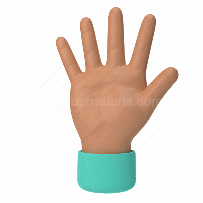 emoticon, emoji, sticker, gesture, palm, hand, medium